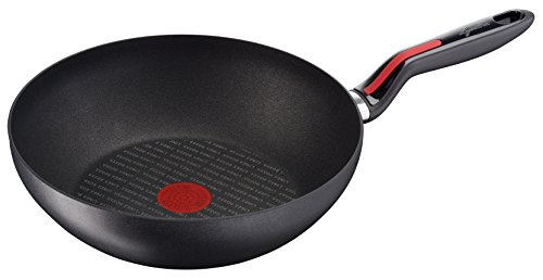 Lagostina Linea Rossa Alrededor Wok/Stir-Fry Pan - Cacerola (Alrededor, Wok/Stir-Fry Pan, Negro, Cerámico, Gas, Inducción, Placa de Sellado, 28 cm, 1 Pieza(s))