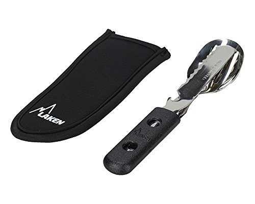 Laken 1410FN, Set de Cubiertos de Acero Inoxidable con Funda de Neopreno