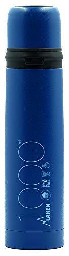 Laken 1L Azul Termo de Acero Inoxidable con Tapón-Vaso, Adultos Unisex