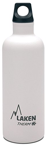 Laken Futura Botella Térmica Acero Inoxidable 18/8 y Doble Pared de Vacío, Unisex adulto, Blanco, 750 ml