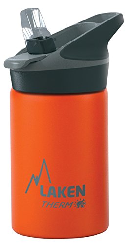 Laken Jannu Botella Térmica Acero Inoxidable 18/8 y Doble Pared de Vacío, Unisex adulto, Naranja, 500 ml