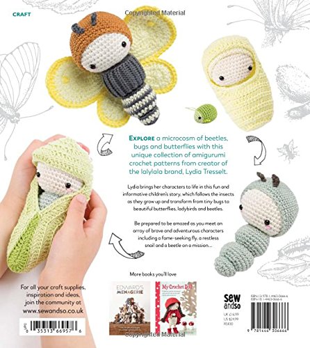 lalylala's Beetles, Bugs and Butterflies: A Crochet Story of Tiny Creatures and Big Dreams