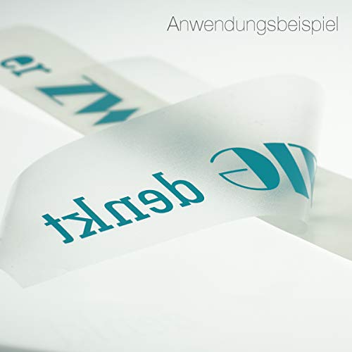 Lámina de aplicación en rollo transparente de 30 cm x 3 m para la transferencia de letras de lámina, logotipos.