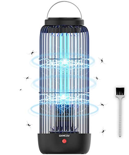 Lámpara Antimosquitos Electrico, 11W 40m² 360°UV No Tóxicos Mata Mosquitos Interior, Repelente Mosquito Insectos Moscas Polillas, 2 en 1 Luz de Noche Portátil para Habitación, Cocina, Hogar, Oficina