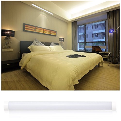 Lampara Luminaria Led 60 cm 20w. Color Blanco frio (6500K). Tubo led integrado T8. 1700 Lumenes. Regleta led slim. A++