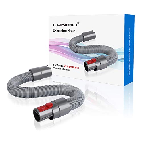 LANMU - Accesorios de extensión de Manguera para aspiradora inalámbrica Dyson V11 V10 V8 V7 (Flexible de 50 a 150 cm)