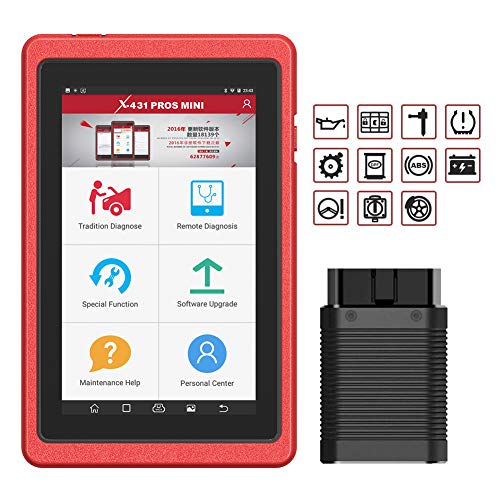 LAUNCH PROS Mini Herramienta de Diagnóstico Multimarca Profesional Portátil Wifi Bluetooth Rojo Español 2 Años de Actualizaciones Incluidas [ Nueva Versión 3.0 ]