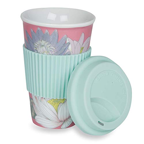 Laura Ashley España y Portugal - Taza de café Waterlilies on The go