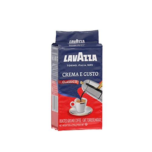 Lavazza Café Molido Crema e Gusto Classico, Paquete de 4 x 250 g (Total: 1 kg)