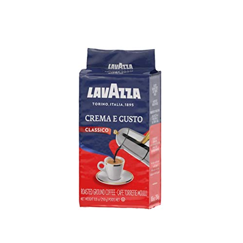 Lavazza Café Molido Crema e Gusto Classico, Paquete de 4 x 250 g (Total: 1 kg)