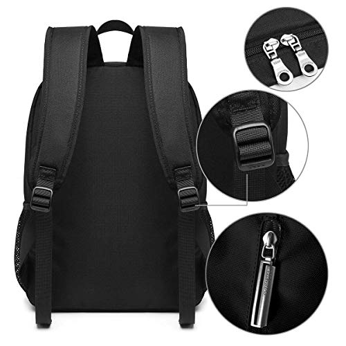 Lawenp Cobra Kai Denim Dad Mochila de 17 Pulgadas Bolsas para portátil College School Mochila Informal para Viajes