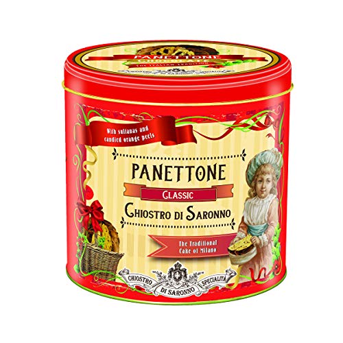 Lazzaroni Chiostro Di Saronno Panettone Milano Clásico La Navidad Italiana 1kg