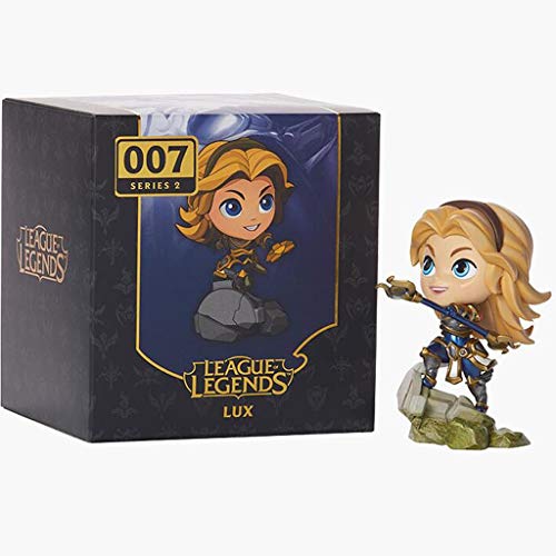 LBBD Mini Lux Figura, la Dama de luminosidad, LOL Ap/Mid/Sup Champ, Regalo for los Jugadores Lux, decisión táctica, invocador!