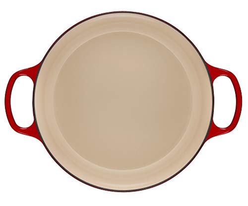 LE CREUSET 21179300602430 Gourmet – Cazuela Signature 30 cm, Color Rojo