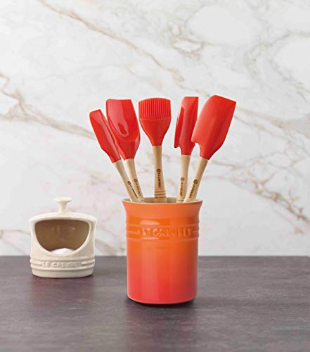 Le Creuset Bote para espátulas, 1.1 L, Cerámica de gres, Volcánico