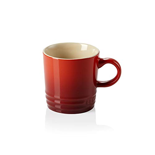 Le Creuset Tazas de expreso, 100 ml, Cerámica de gres, Cereza