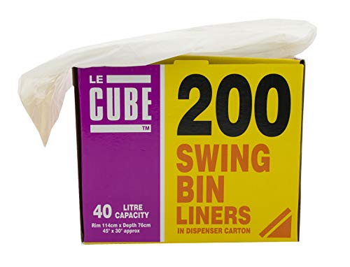 Le Cube 480 – Dispensado de bolsas de basura, 40 L (200 unidades)