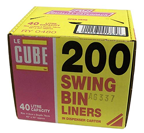 Le Cube 480 – Dispensado de bolsas de basura, 40 L (200 unidades)