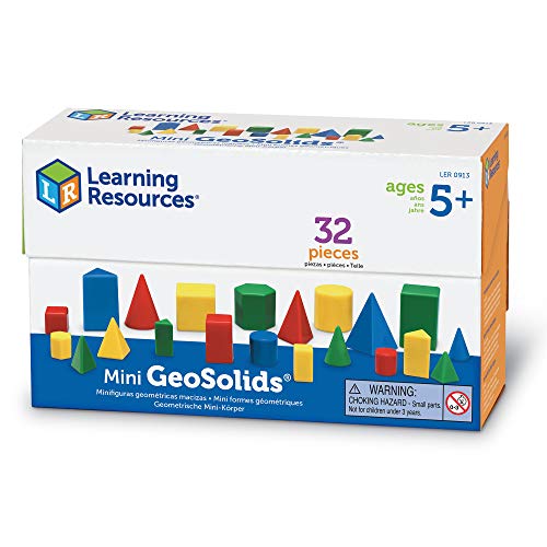 Learning Resources Mini kit de geosólidos en informes