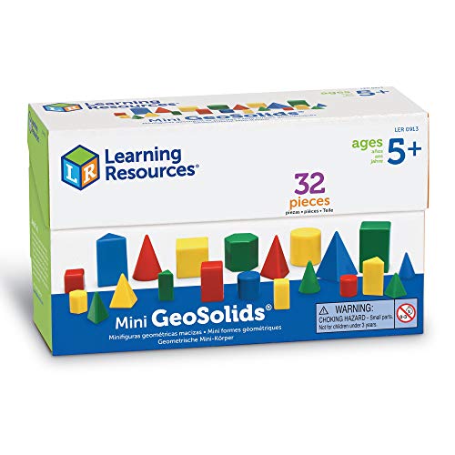 Learning Resources Mini kit de geosólidos en informes