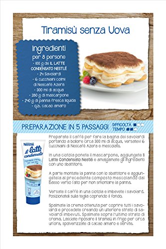 Leche condensada Nestlé Endulzada concentrada entera Ideal para tubo de recetas dulces, 170 g