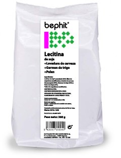 Lecitina de soja + Levadura nutricional + Polen Bephit - Bolsa 300 g