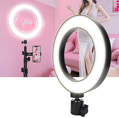 LED Live Streaming Anuar, Fotografía selfie Tattoo Fill Light + Difusión en directo retardador de belleza para mujeres y hombres y salones y belleza Blog Make Up Video Fot