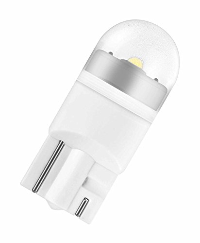 LED Premium Retrofit W2.1x9.5d de OSRAM, LED-W5W, iluminación interior, 2850CW-02B, Cool White, vehículo de 12 V, ampolla doble (2 unidades)