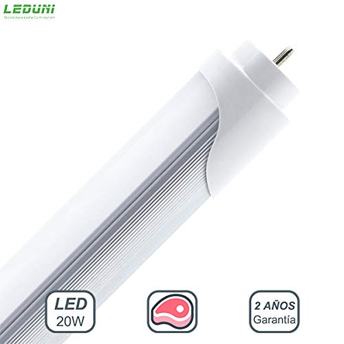 LEDUNI Tubo de LED T8 1200 mm 17W Especial Carniceria ROSA