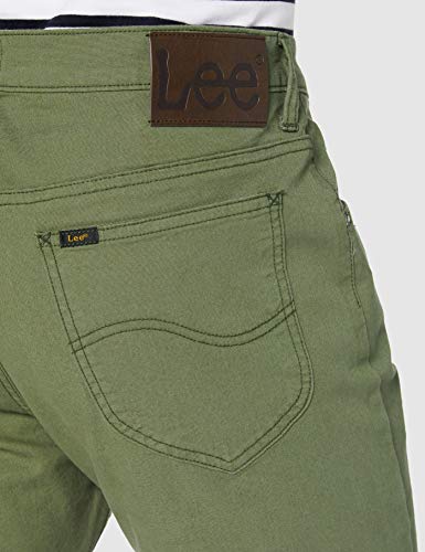 Lee Rider Pantalones, Verde (Lichen Green 82), 38W / 34L para Hombre