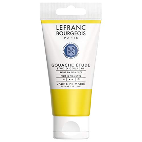 Lefranc Bourgeois Gouache - Tubo de estudio (80 ml), color amarillo