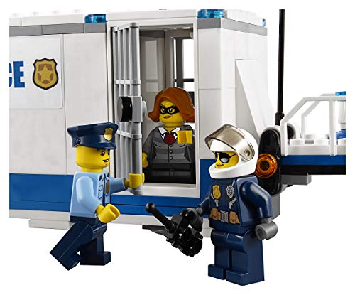 LEGO City - Centro de Control Móvil, Juguete de Policía de Construcción con Camión, Coche y Moto para Niños y Niñas de 6 a 12 Años, Incluye Figura de Perro (60139)