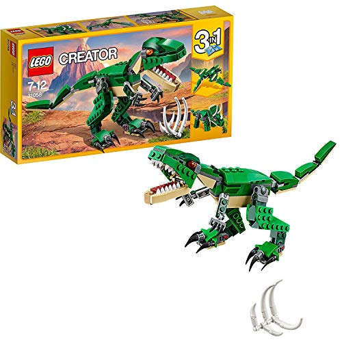 LEGO Creator - Grandes Dinosaurios, juguete 3 en 1 con el que puedes construir muñecos de un Triceratops, un Pterodactilo o un T-Rex (31058)