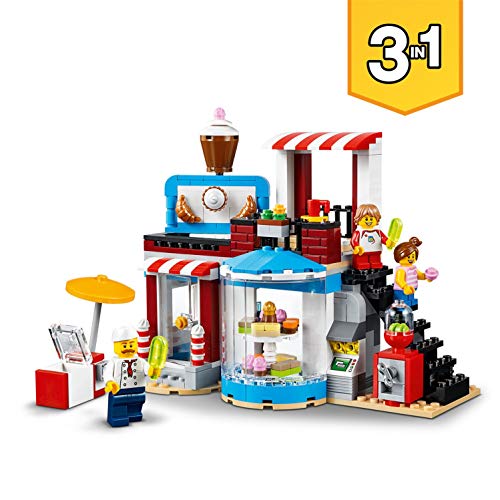 LEGO Creator - Pastelería Modular, Juguete de Construcción Educativo y Divertido para Niñas y Niños de 8 a 12 Años, Incluye Minifiguras (31077)