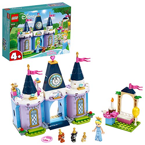 LEGO Disney Princess - Fiesta en el Castillo de Cenicienta, Set de Construcción con Castillo de la Película, Princesa Disney, a Partir de 4 Años (43178)