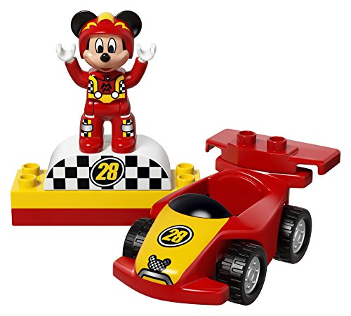 LEGO DUPLO Disney - Deportivo de Mickey, Juguete Creativo de Construcción de Coche de Carreras (10843) , color/modelo surtido