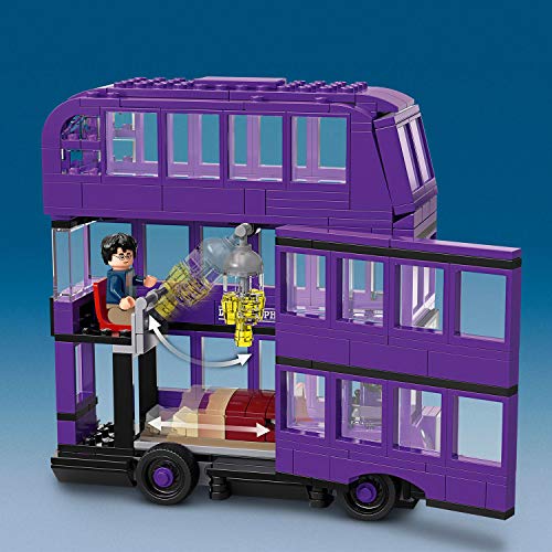 LEGO Harry Potter - Autobús Noctámbulo, Juguete de Construcción del Mágico Autobús de 3 Plantas, Incluye 3 Minifiguras (75957)