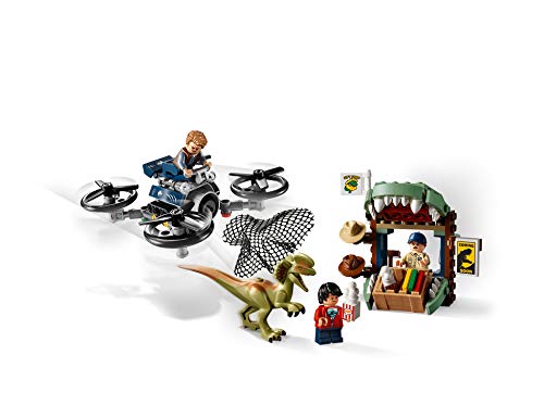 LEGO Jurassic World - Dilofosaurio a la Fuga Set de construcción de Aventuras con Figura de Dinosaurio, incluye un dron de Juguete, Novedad 2019 (75934) , color/modelo surtido