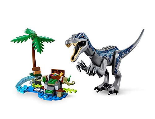 LEGO Jurassic World - Encuentro con el Baryonyx: La Caza del Tesoro Juego de Construcción con Dinosaurio de Juguete y Vehículo Todoterreno con Caravana, Novedad 2019 (75935) , color/modelo surtido