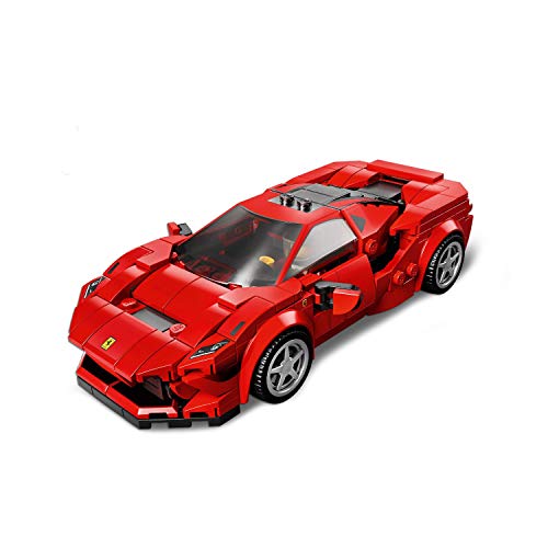 LEGO Speed Champions - Ferrari F8 Tributo, Set de Construcción de Coche de Carreras de Juguete, Incluye Minifigura del Conductor del Deportivo (76895)