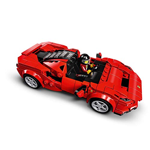 LEGO Speed Champions - Ferrari F8 Tributo, Set de Construcción de Coche de Carreras de Juguete, Incluye Minifigura del Conductor del Deportivo (76895)