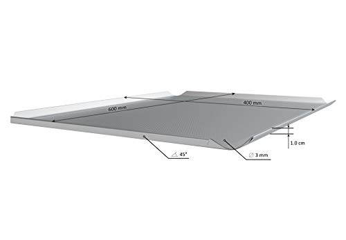 LEHRMANN Placa perforada 60 x 40 cm Bandeja para baguette Bandeja para horno MIWE WIESHEU