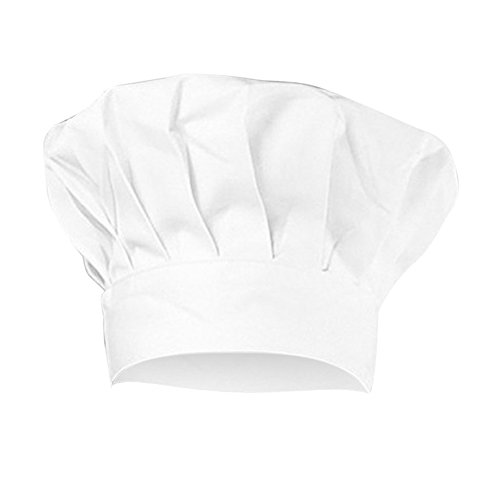 Leisial™ Sombrero Cocinero de Niños Adulto Gorro de Hotel Restaurante Chef de Repostería Sombrero del Cocinero de Trabajo de Torta para Cocinar