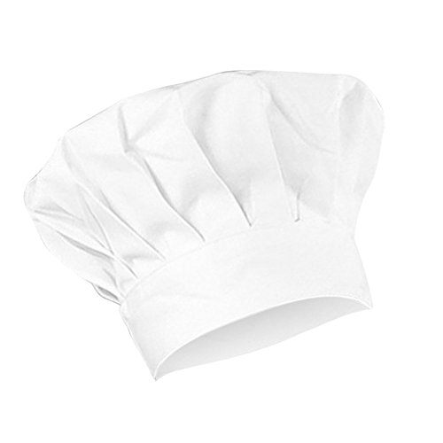 Leisial™ Sombrero Cocinero de Niños Adulto Gorro de Hotel Restaurante Chef de Repostería Sombrero del Cocinero de Trabajo de Torta para Cocinar