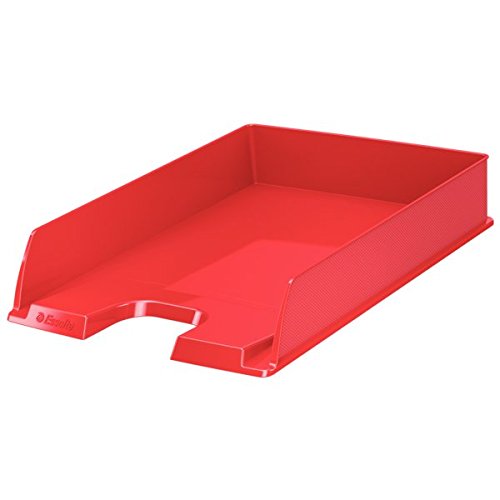 Leitz Bandeja portadocumentos Europost VIVIDA de Esselte, estándar, A4, Rojo, 623607