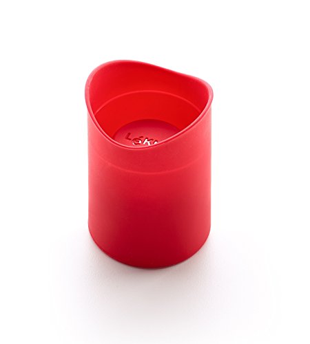 Lékué Cookie Glass, Silicona, Rojo, 5 cm, 8 Unidades