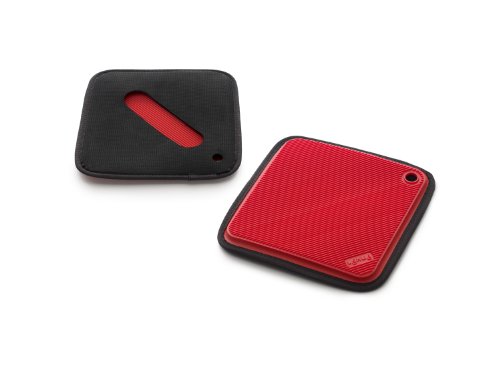 Lékué Protector Neopreno Cocina, Silicona, Rojo/Negro