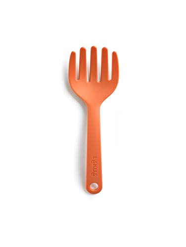 Lékué Tenedor para Pasta, Nylon, Naranja, 22 x 7 cm