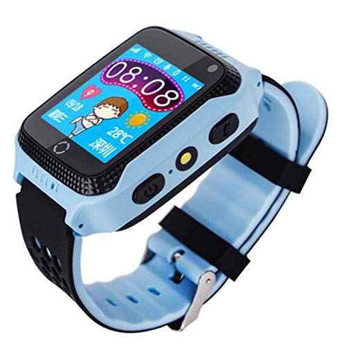 Leobtain Niños SmartWatch Phone Niños Niñas Impermeable Smartwatch con Cámara de Linterna con de Llamada SOS cámara Monitor de Fitness Juego Smartwatch Childrens Gift