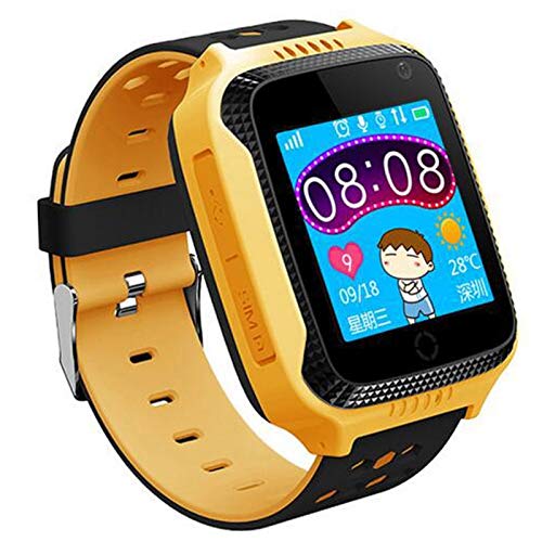 Leobtain Niños SmartWatch Phone Niños Niñas Impermeable Smartwatch con Cámara de Linterna con de Llamada SOS cámara Monitor de Fitness Juego Smartwatch Childrens Gift